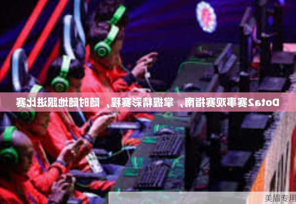 Dota2赛事观赛指南，掌握精彩赛程，随时随地跟进比赛